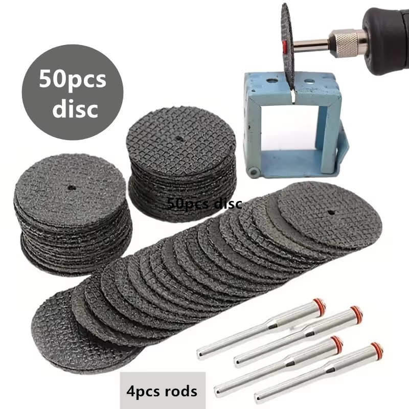 Cordless Rotary Tool Kit Accessories - 50 個 32 ミリメートルグラスファイバー強化切断ディスク 1.2 ミリメートル厚カットオフホイール、ドレメルロータリーツール用