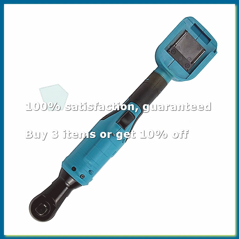Hand Tools - ● 130nm電動ラチェットレンチ、1/2インチ、18Vバッテリー式、右角度ラチェット、手動工具用、800回転/分 - AFB