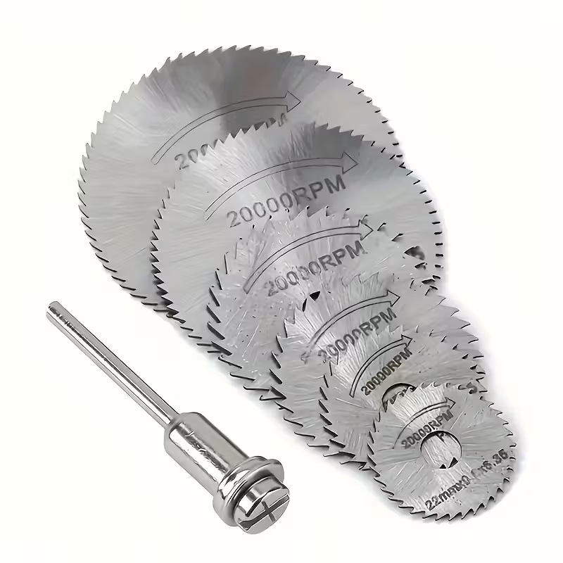 Reciprocating Saw Attachment Drill - 1 セットミニ丸鋸刃、Hss 切断ディスク回転穴あけ工具アクセサリー木材プラスチックおよびアルミニウム用