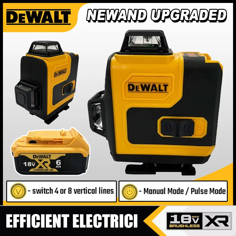Laser Level 16 Lines 4D Green - Dewalt レーザーレベル 360 グリーン 16 ライン