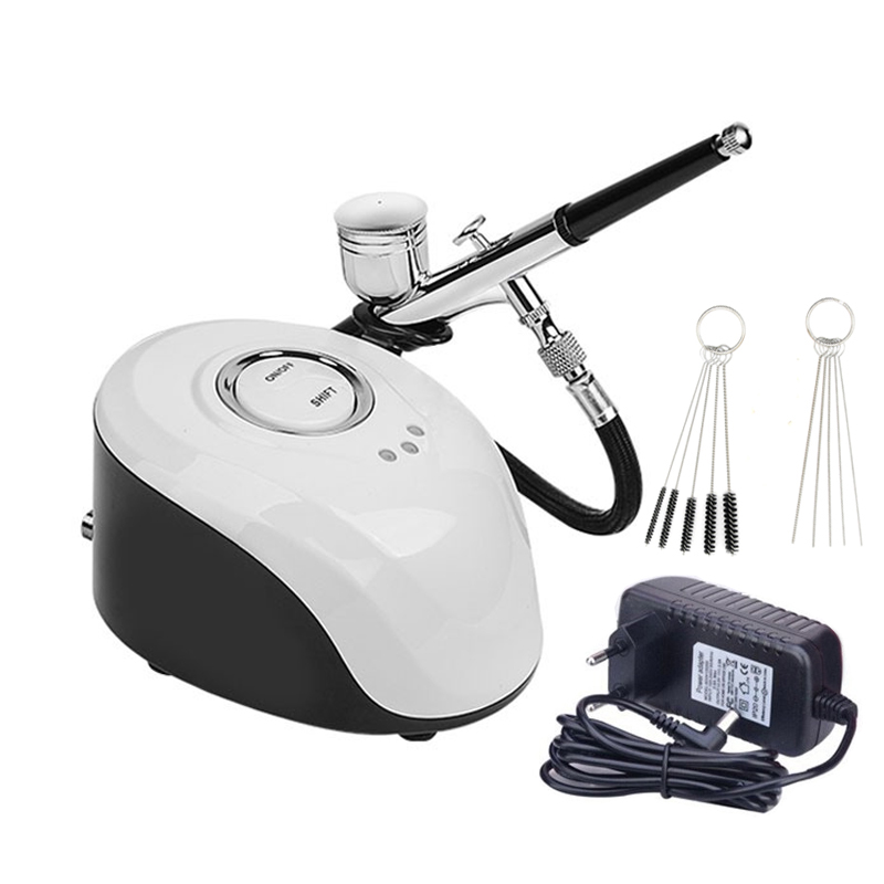 プロ仕様ポータブルABSエアブラシキットミニコンプレッサーマ - Airbrush Kit With Mini Compressor のレビューと価格