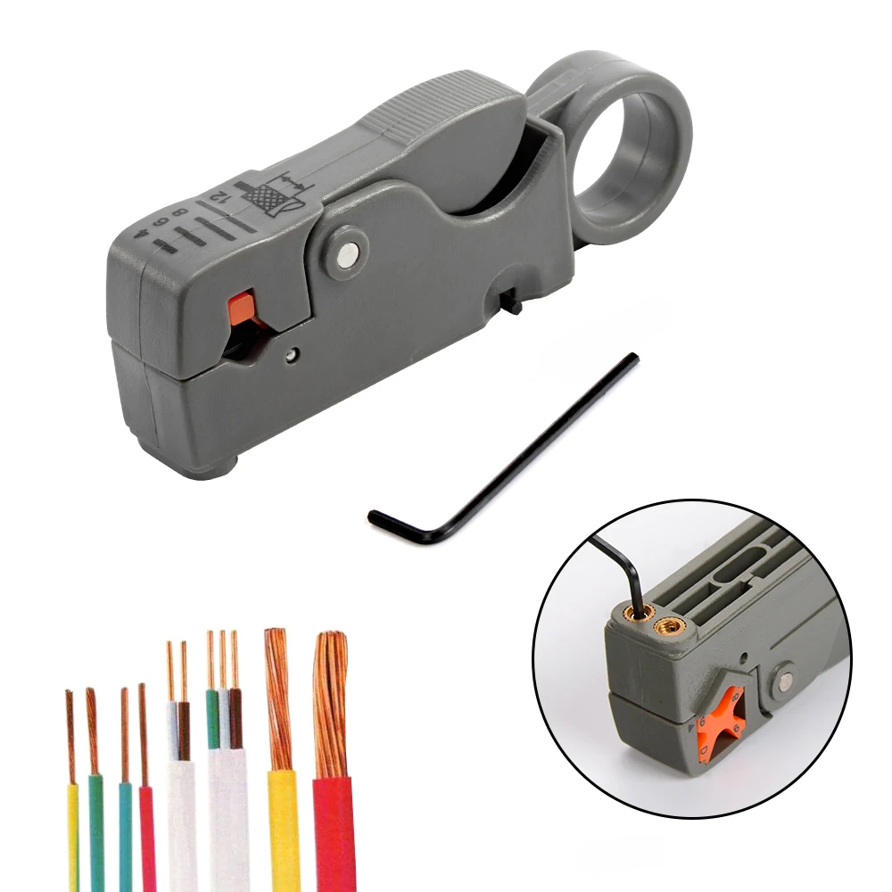 回転式ワイヤーストリッパー。4～12mmのケーブルに対応し、 - Automatic Wire Stripper Cutter のレビューと価格