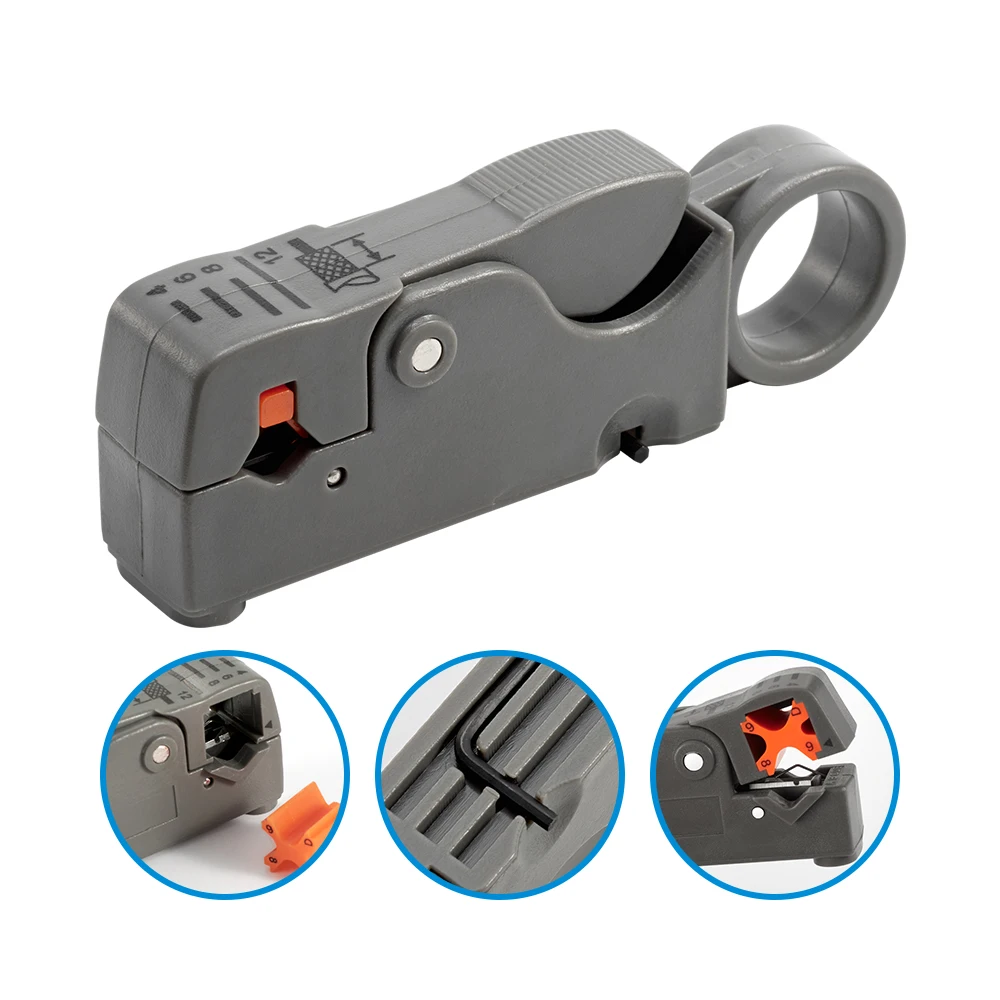 回転式ワイヤーストリッパー。4～12mmのケーブルに対応し、 - Automatic Wire Stripper Cutter のレビューと価格