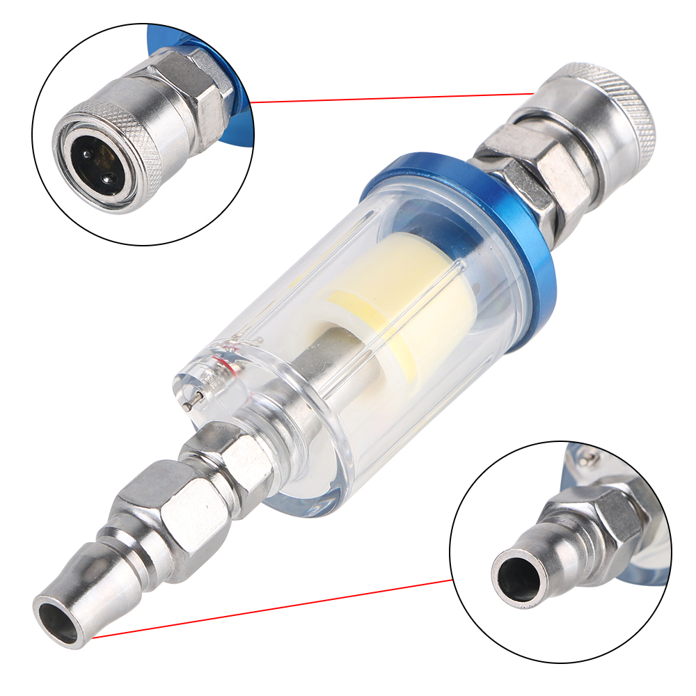 クリアウォータートラップエアブラシキットフィルターペイント1 - Airbrush Kit With Mini Compressor のレビューと価格
