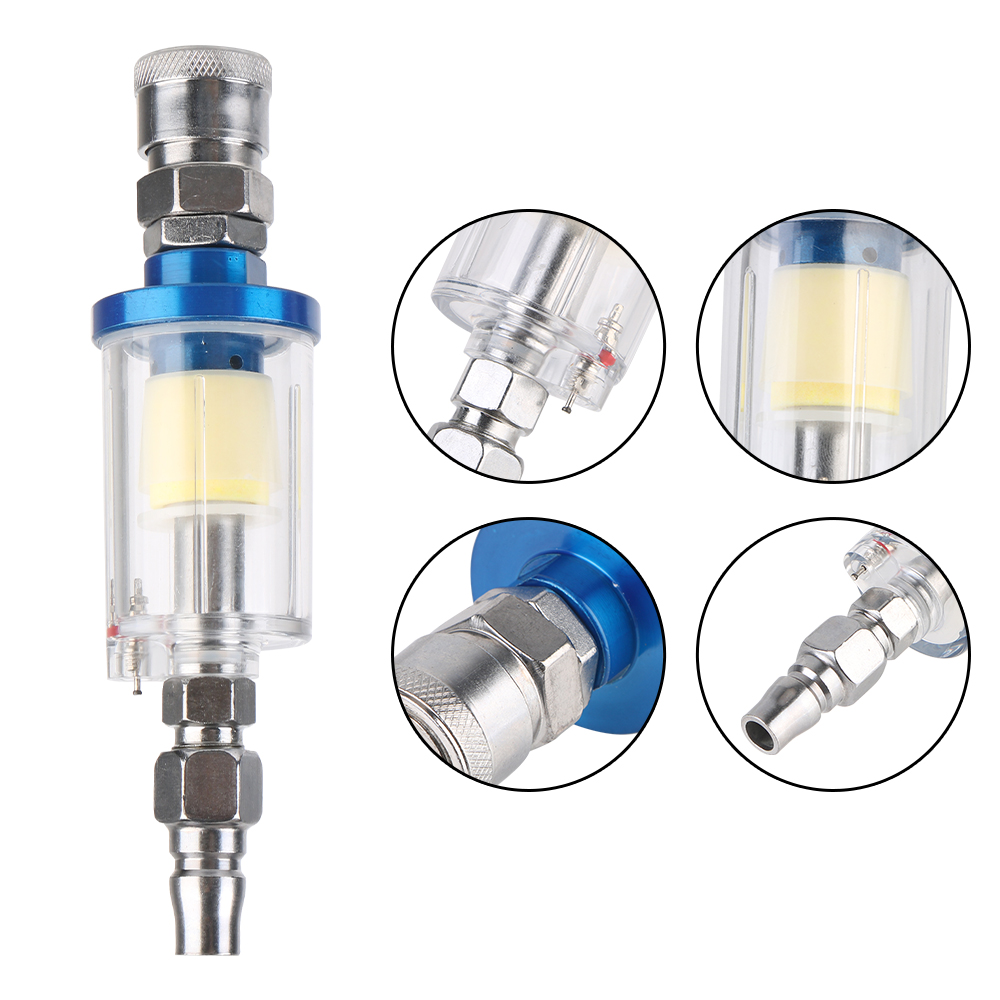 クリアウォータートラップエアブラシキットフィルターペイント1 - Airbrush Kit With Mini Compressor のレビューと価格