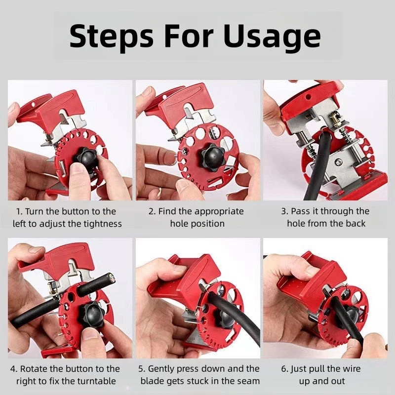 ユニバーサルハンドヘルド電線ストリッパークイックケーブルカッ - Automatic Wire Stripper Cutter のレビューと価格