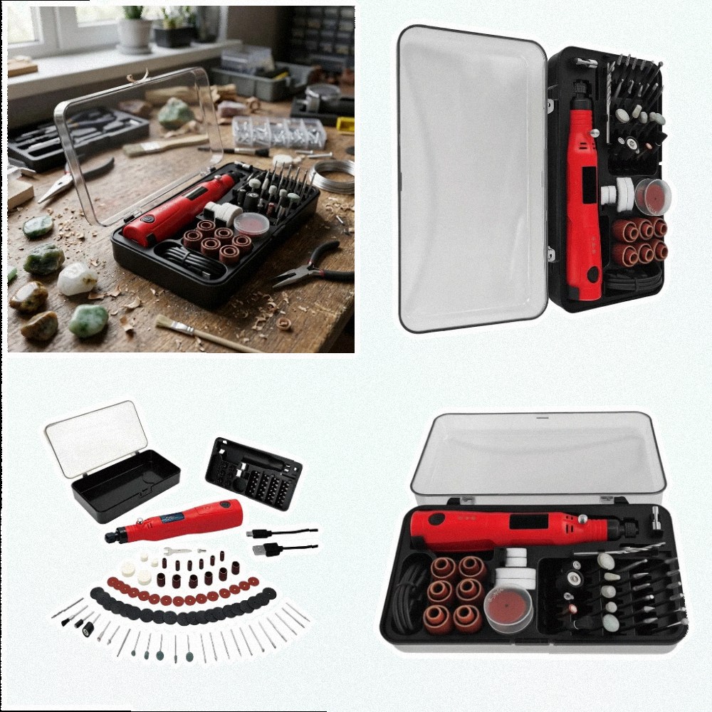 3.6V コードレス回転工具キット。USB充電式電動グライン - Cordless Rotary Tool Kit Accessories のレビューと価格