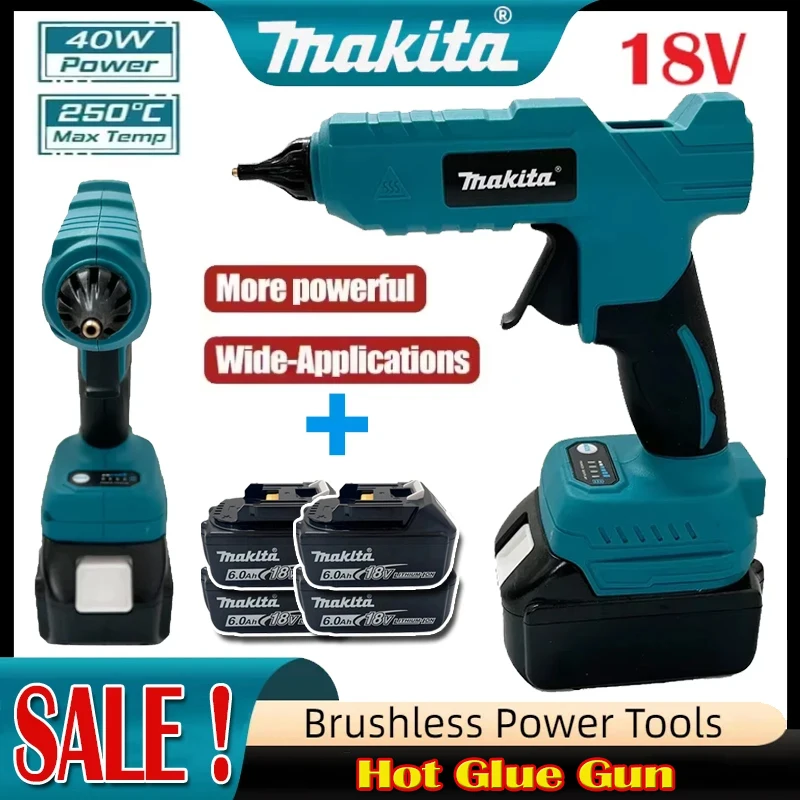 マキタ コードレス電動ホットグルーガン。DIY修理用。18V - Hot Melt Glue Gun Cordless のレビューと価格
