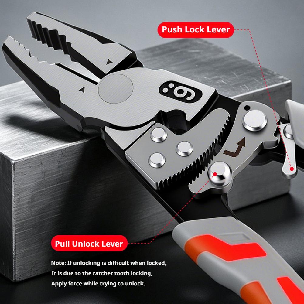 9インチ ラチェット式 自己ロック機能付き ワイヤーカッター - Automatic Wire Stripper Cutter のレビューと価格