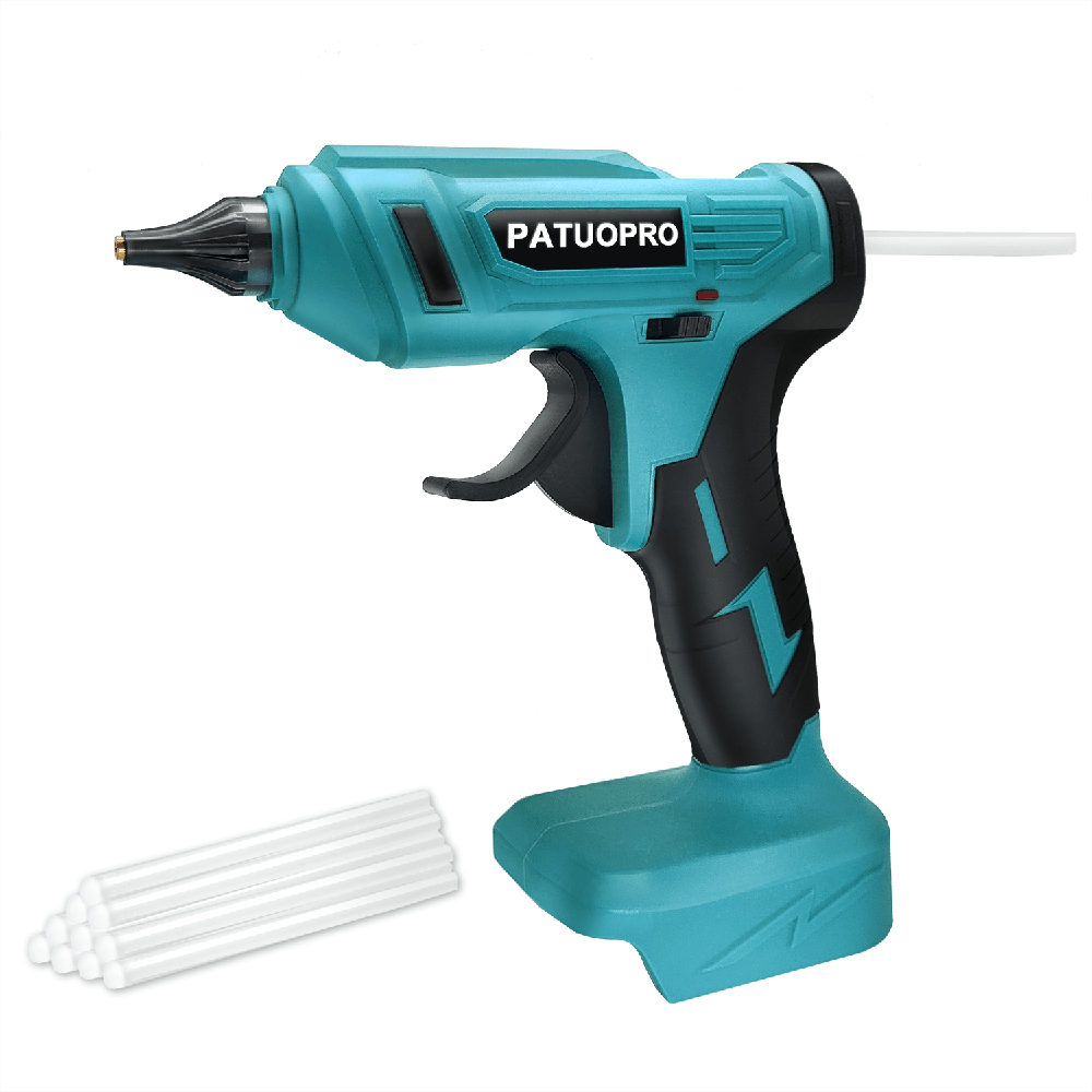 PATUOPRO コードレス電動ホットメルトグルーガン 10 - Hot Melt Glue Gun Cordless のレビューと価格