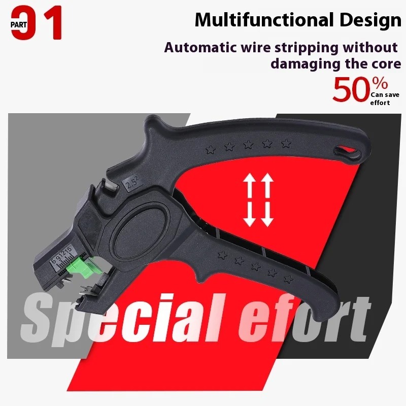 自動ワイヤーストリッパー 0.2-4mm2、電気技師向けの多 - Automatic Wire Stripper Cutter のレビューと価格
