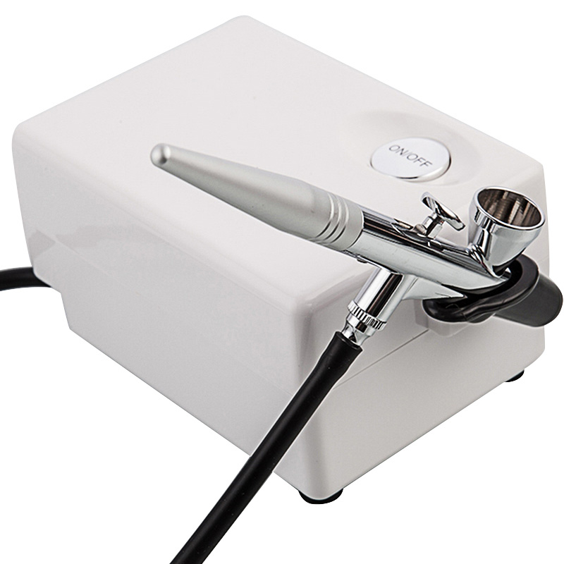 ポータブル BT16 噴霧器メイクアップケーキマニキュア一時 - Airbrush Kit With Mini Compressor のレビューと価格