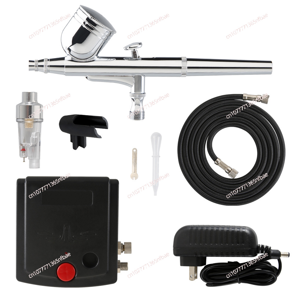 ミニエアブラシコンプレッサーキット 自動停止機能付き、ポータ - Airbrush Kit With Mini Compressor のレビューと価格